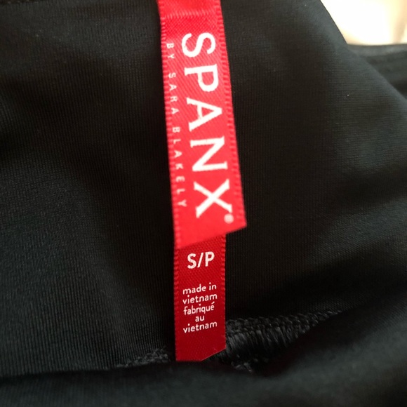 SPANX Faux Leather Leggings Sz Small - Picture 6 of 6